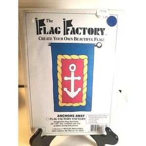 Vintage Sealed RARE The Flag Factory Kit Anchors Away 28x49